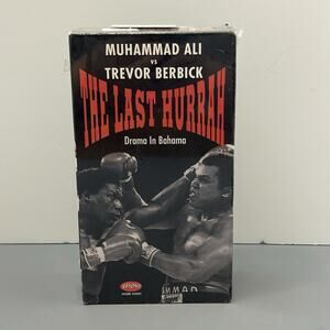 Muhammad Ali vs Trevor Berbick VHS The Last Hurrah Drama In Bahama (1998) NEW